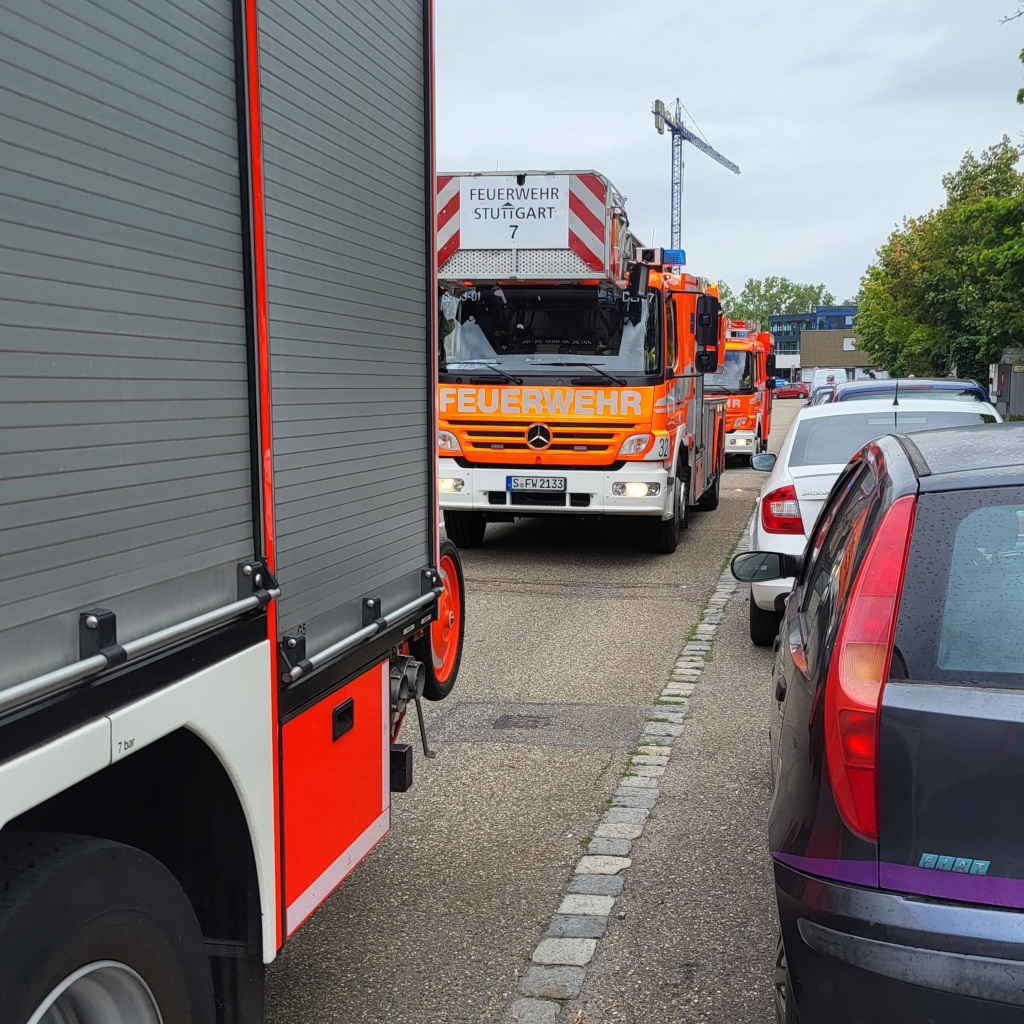 Einsatzfoto Wie am Vortag meldete die Leitstelle einen Einsatz in einer Gemeinschaftsunterkunft ...