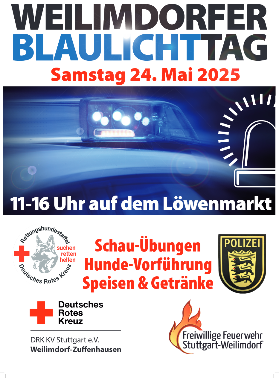 Blaulichttag 2025 am 24.05 in Weilimdorf