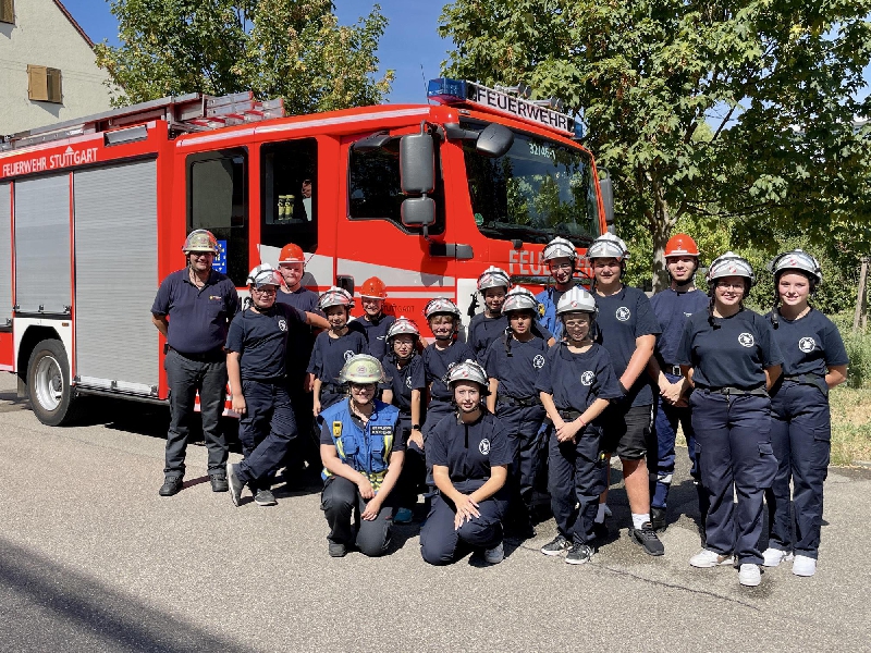 Feuerwehrjugend unserer Partnerwehr aus Amstetten zu Besuch